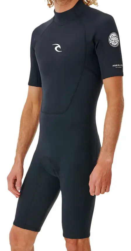 Short john- Rip Curl- SS Freelite 2mm- masculino - preto