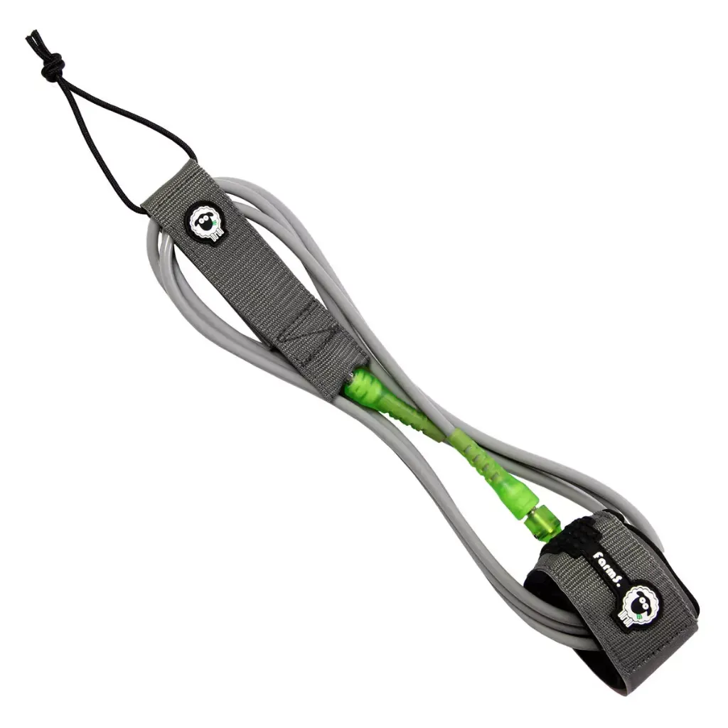 [AC0180] Leash Farms Big Wave 8' x 7mm (Cinza/Verde)