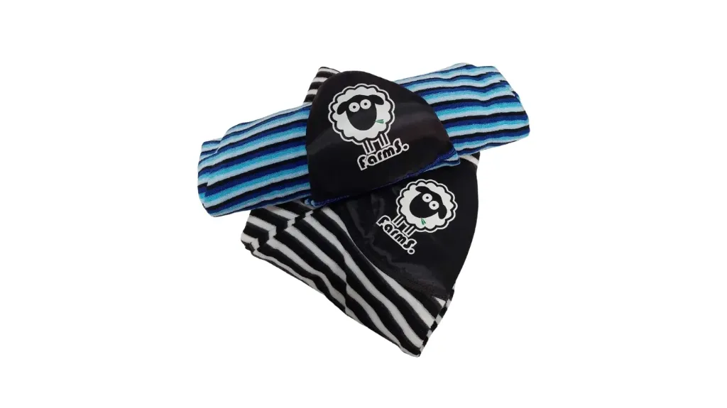 [AC0211] Capa Toalha - Farms - Mini Long - 6'6" (azul/preto)